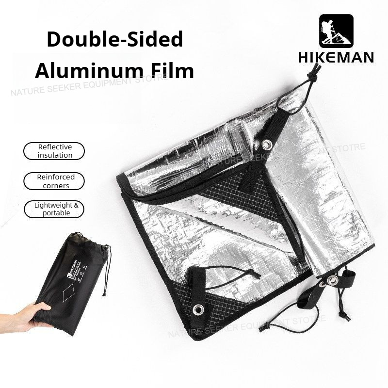 Outdoor Camping Rugs - HIKEMAN Double-Sided Aluminum Foil Mat Portable