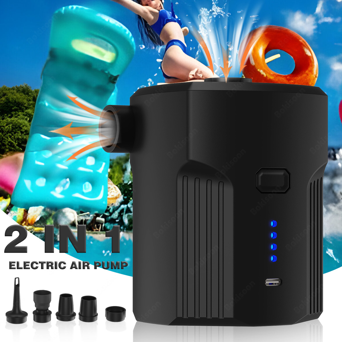 Portable Electric Air Pump for - Bed Outdoor Camping review and price